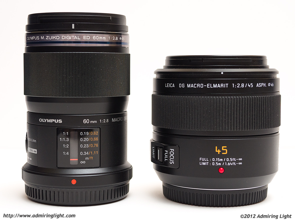 zin biografie Niet meer geldig Macro Battle: Olympus 60mm f/2.8 vs Leica 45mm f/2.8 - Admiring Light