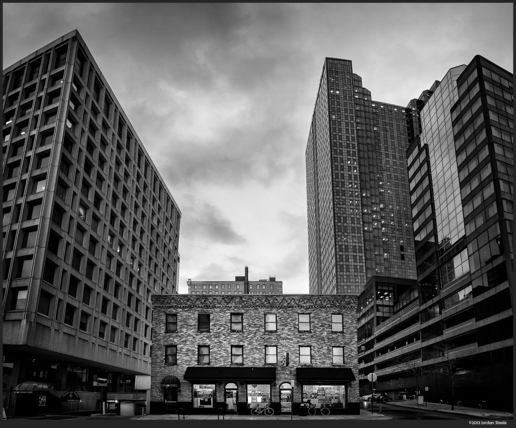 Little Building, Big City - Panasonic GH3 with Olympus 17mm f/1.8