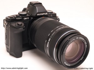 The Olympus 75-300mm II on the Olympus OM-D E-M5