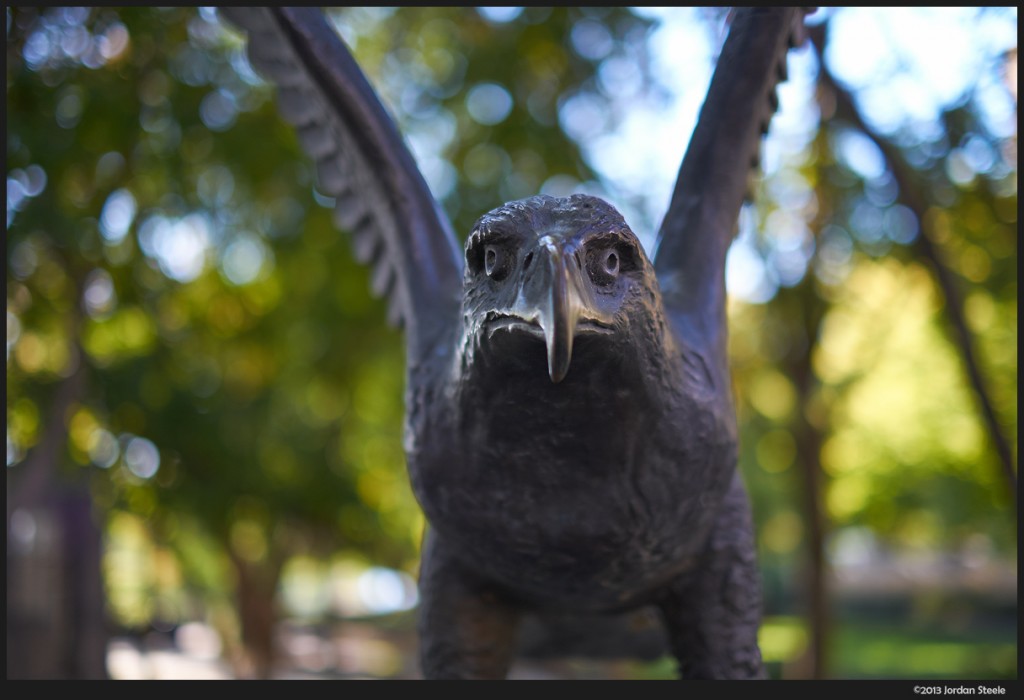 Eagle Statue - Fujifilm X-E1 with Fujinon XF 35mm f/1.4 @ f/1.4