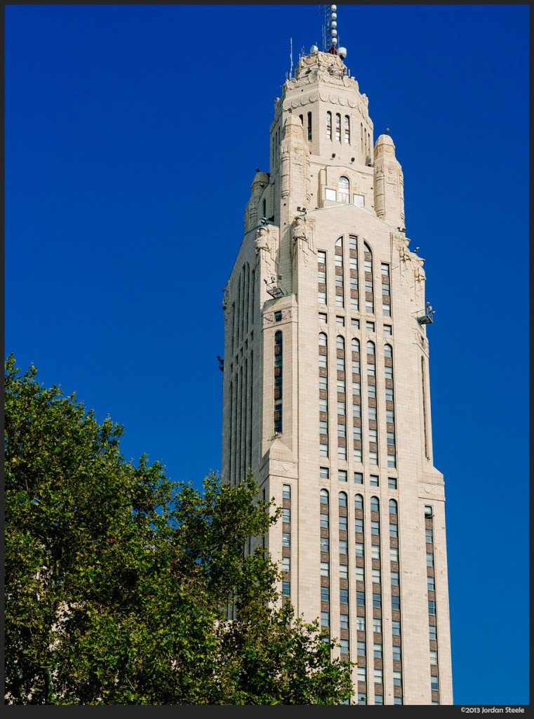 LeVeque Tower, Columbus, OH - Olympus OM-D E-M5 with Voigtländer Nokton 42.5mm f/0.95 @ f/5.6