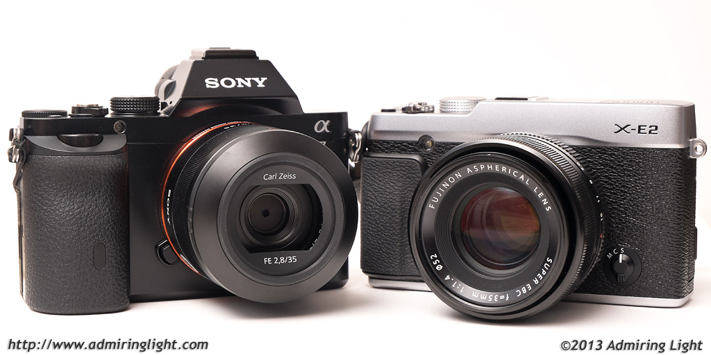 Sony A7 and the Fujifilm X-E2