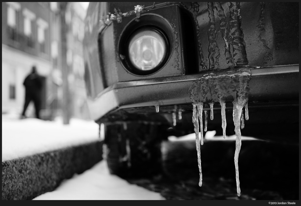 Car Icicles - Sony A7 with Zeiss FE 35mm f/2.8 Sonnar T* ZA @ f/2.8