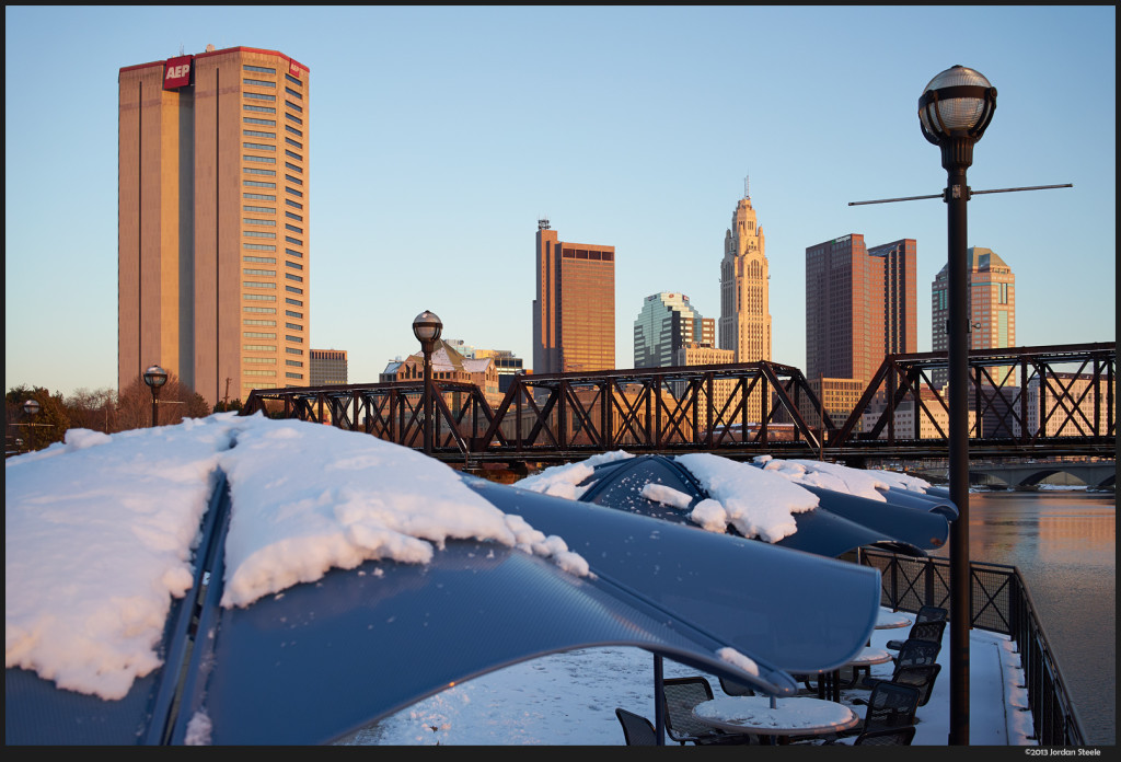 Snowy Umbrellas - Sony A7 with Zeiss FE 35mm f/2.8 Sonnar T* ZA @ f/8