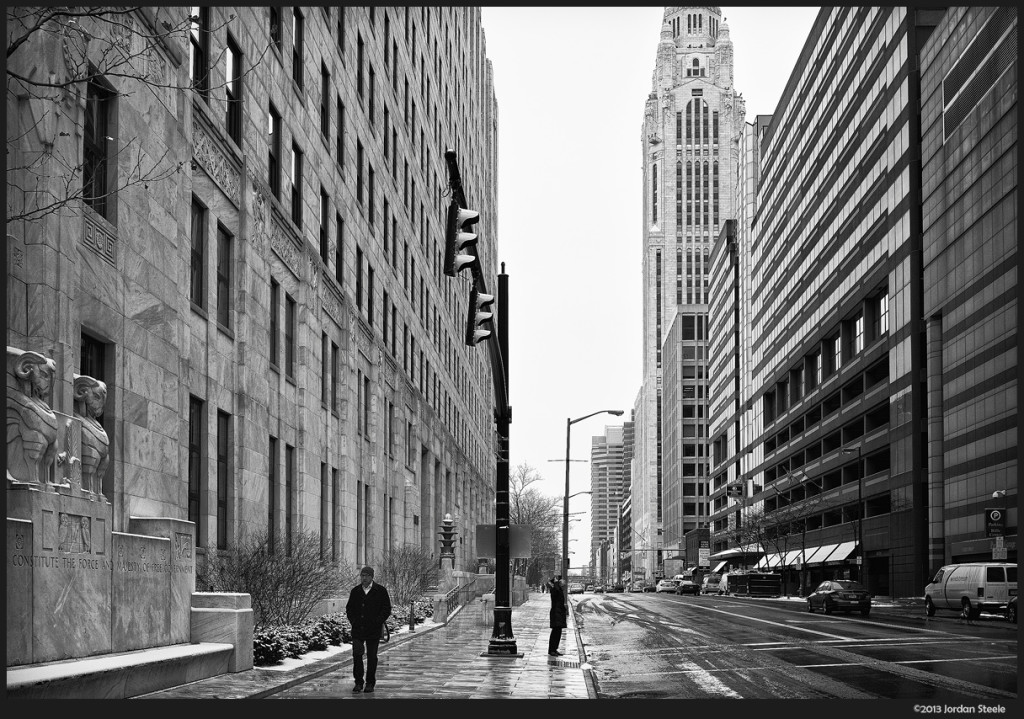 Winter Street - Sony A7 with Zeiss FE 35mm f/2.8 @ ISO 200