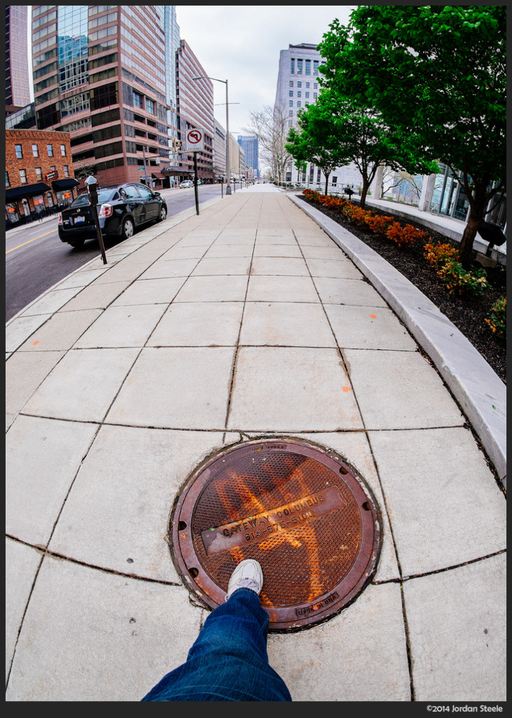 Walking the Gateway - Fujifilm X-E2 with Rokinon 8mm f/2.8 UMC Fisheye II