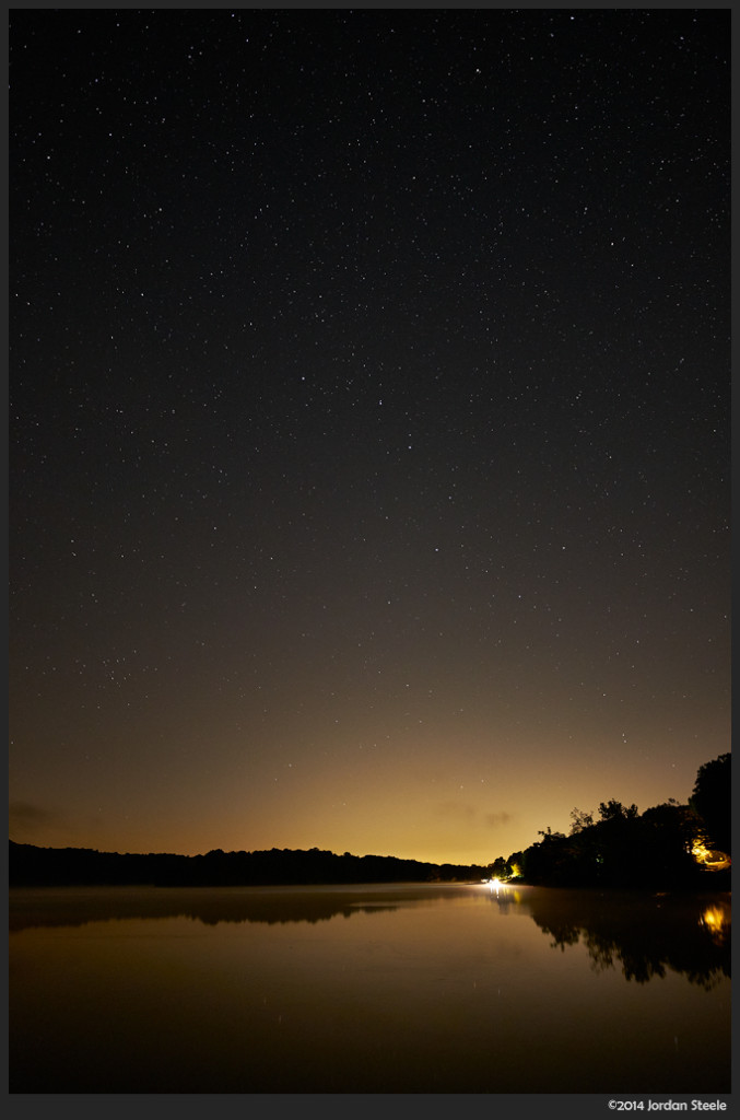 Columbus Glow, Lake Logan, OH - Fujifilm X-T1 with Fujinon XF 14mm f/2.8 @ ISO 800, f/2.8, 30s