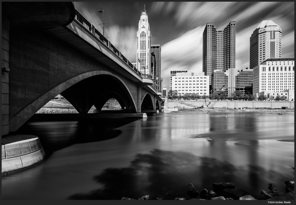 Columbus, OH - Fujifilm X-E2 with Fujinon XF 14mm f/2.8, ND1000+ND8 @ f/16, 2 minutes 5 seconds