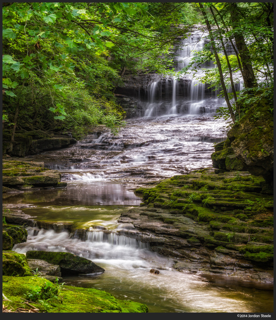 Fallsville Falls - Sony NEX-6 with Sony 18-105mm f/4 G OSS @ 51mm, f/18, 1.6s (tripod)