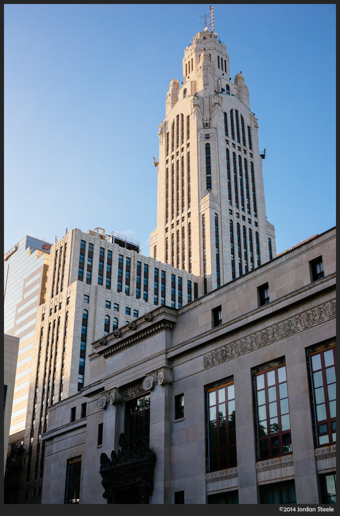 LeVeque Tower at Dawn - Sony NEX-6 with Sigma 30mm f/2.8 @ f/5.6