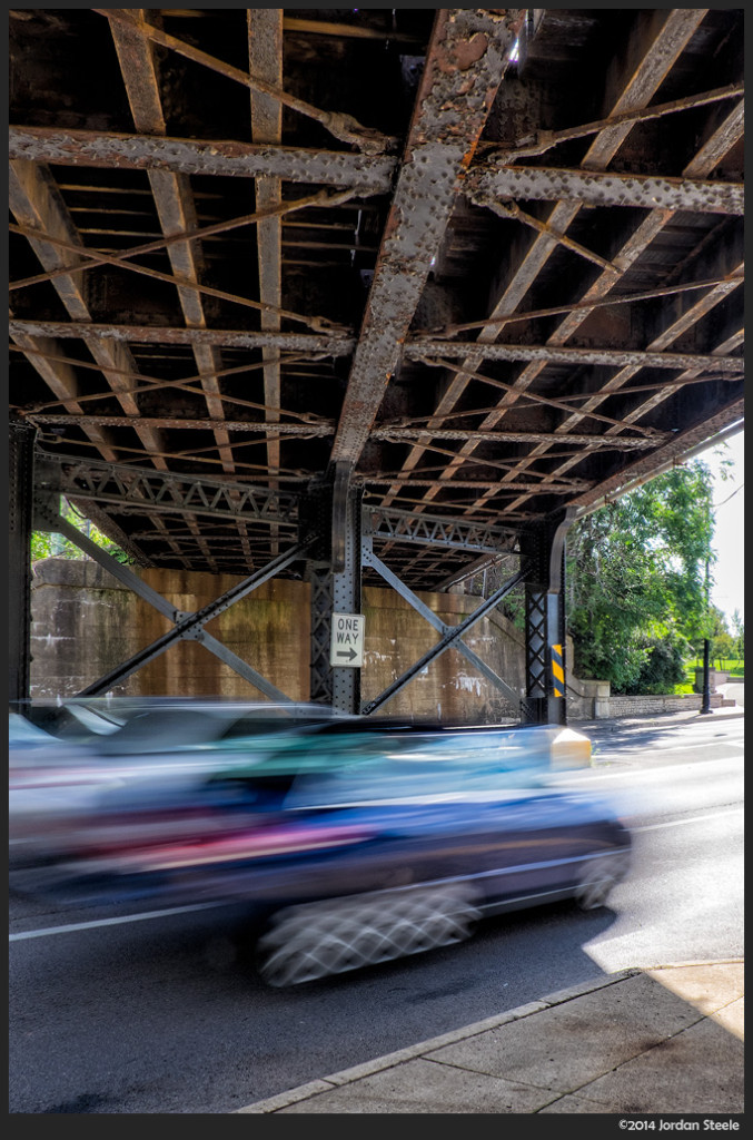 Under the Bridge - Fujifilm X-T1 with Fujinon XF 18-135mm f/3.5-5.6 @ 18mm, f/22