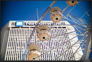 Ferris Wheel Downtown - Sony NEX-6 with Ibelux 40mm f/0.85 @ f/0.85