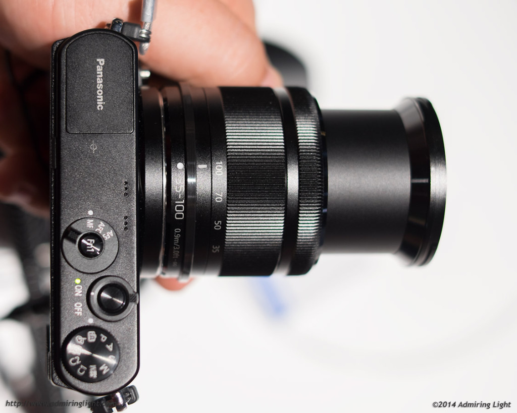 At 100mm, the lens is still incredibly small
