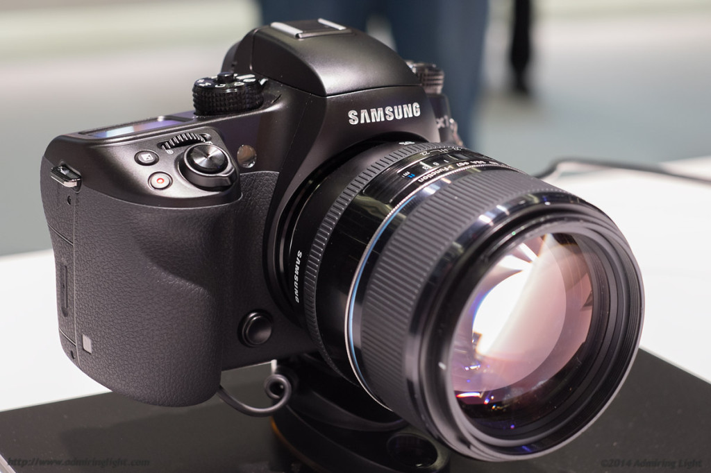 The new Samsung NX1 (with their 85mm f/1.4)