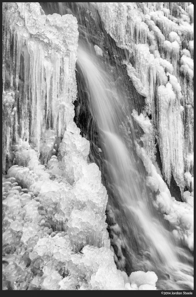 Ice Waterfall - Panasonic LX100 @ 14.9mm, f/11, 1/8s, ISO 200