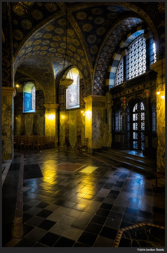 Aachen Cathedral Hallway - Fujifilm X-T1 with Fujinon XF 14mm f/2.8 @ f/4, 1/30s, ISO 3200