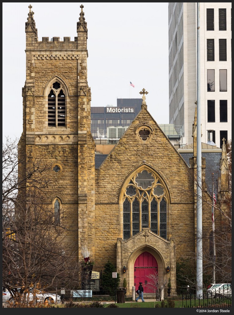 Trinity Church - Olympus OM-D E-M5 with Olympus 40-150mm f/2.8 PRO @ 140mm, f/4.5