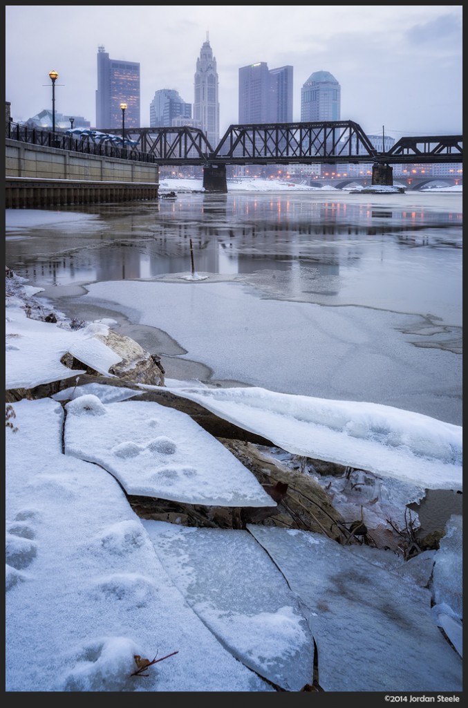 Iced Columbus  - Sony A7 II with Carl Zeiss FE 16-35mm f/4 OSS @ 32mm, f/18
