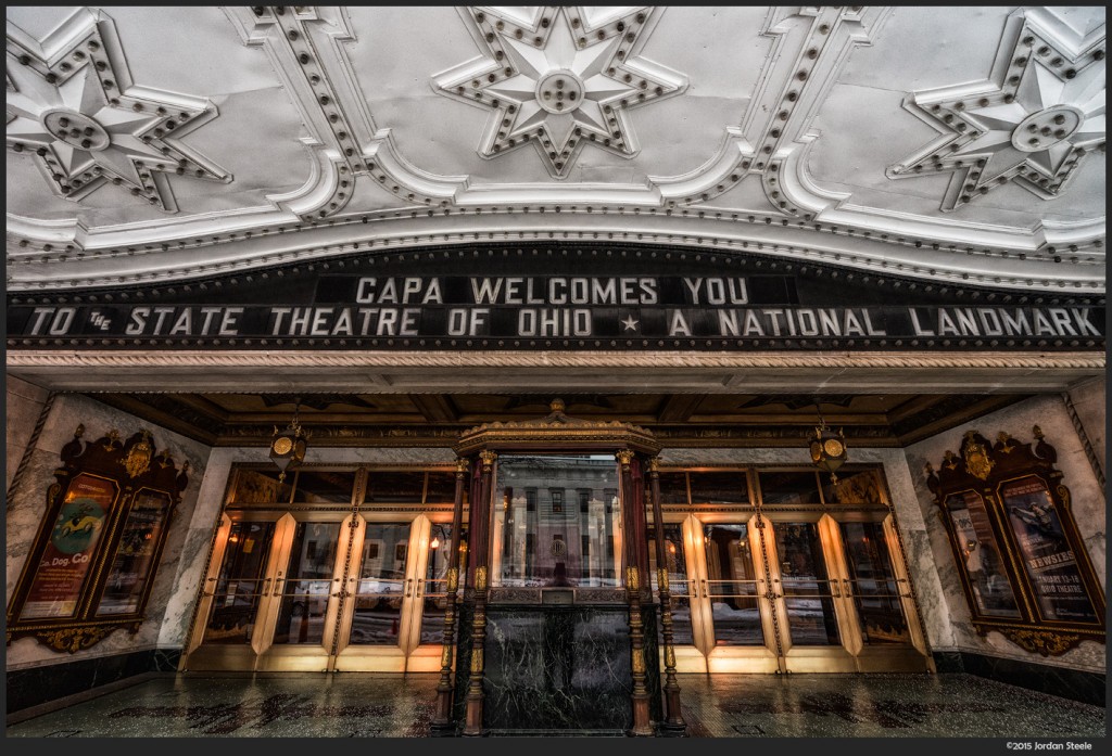 Ohio Theater  - Sony A7 II with Carl Zeiss FE 16-35mm f/4 OSS @ 16mm, f/6.3, 1/6 sec handheld