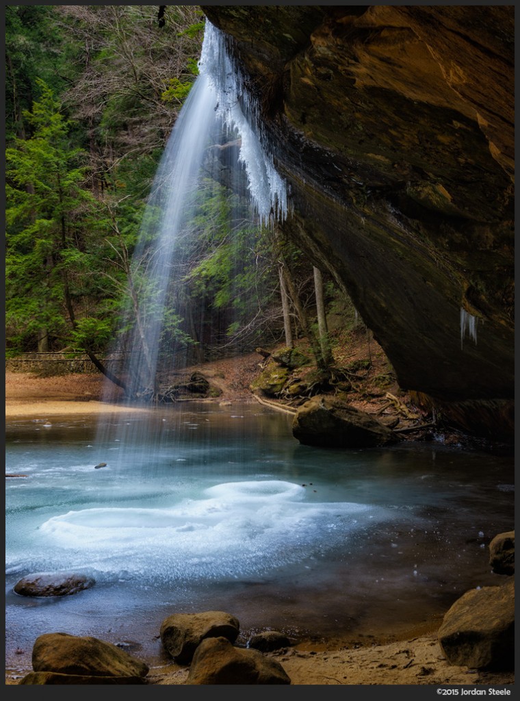 Lower Falls, Hocking Hills State Park  - Sony A7 II with Carl Zeiss FE 16-35mm f/4 OSS @ 35mm, f/18, ISO 100