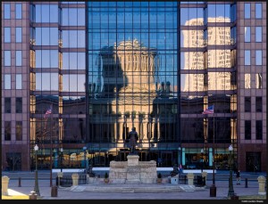 Statehouse Reflected - Olympus OM-D E-M5 Mark II with Olympus 12-40mm f/2.8 PRO @ 40mm, f/6.3, 1/100s, ISO 200