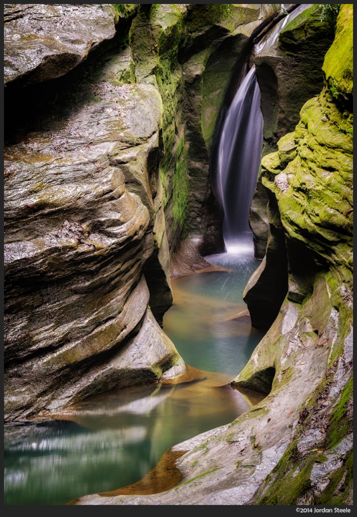 Corkscrew Falls - No Polarizer