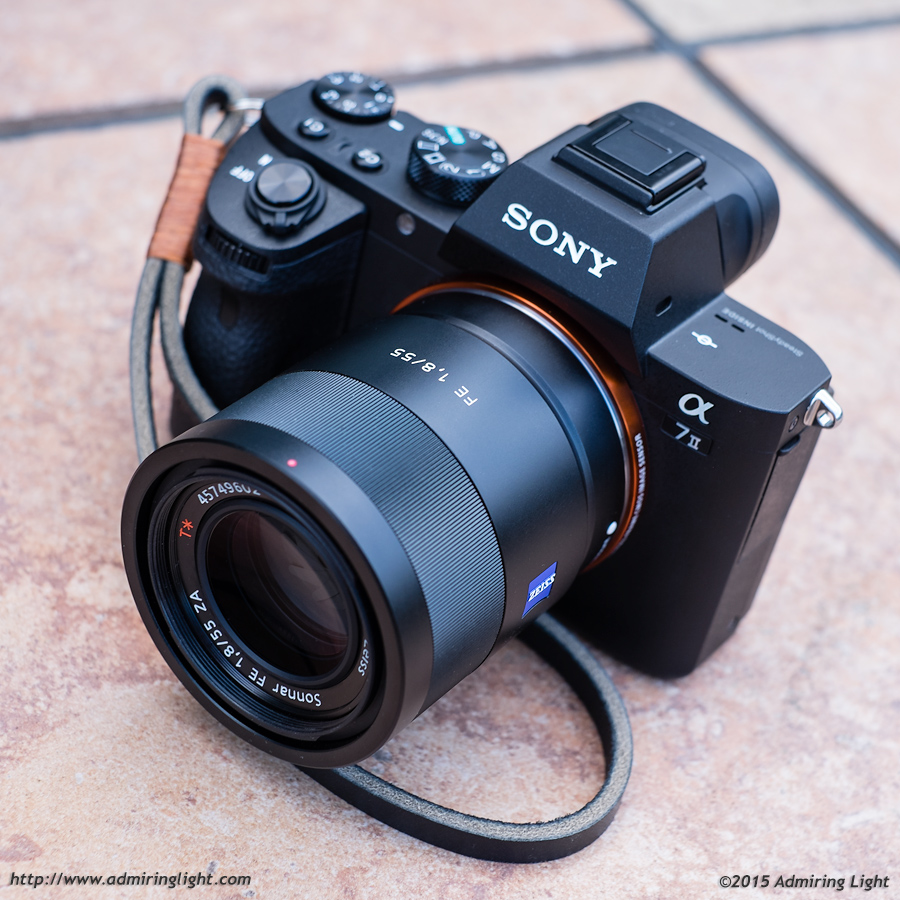 The FE 55mm f/1.8 isn't the most compact normal lens, but it's not large either.