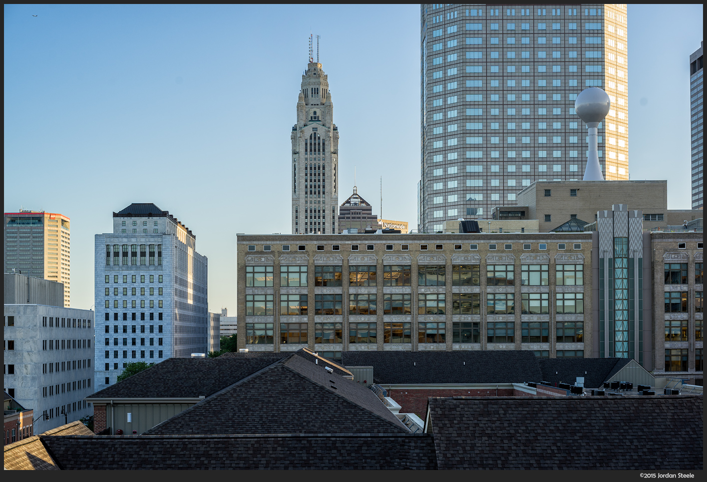 Rooftops - Sony A7 II with Zeiss FE 55mm f/1.8 ZA @ f/5.6 (Click to Enlarge, Press green arrow to enlarge further)