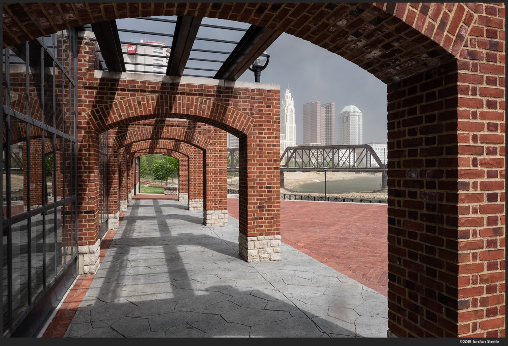 Arches with the Approaching Storm - Fujifilm X-T1 with Fujinon XF 16mm f/1.4 @ f/11