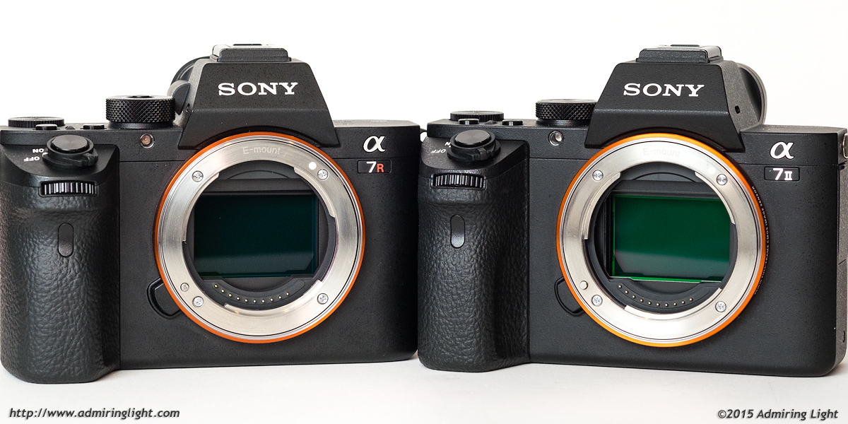 Sony Alpha a7ii vs a7rii