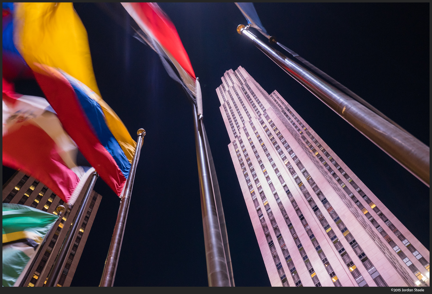 30 Rock Flags - Sony A7 II with Zeiss FE 16-35mm f/4 @
