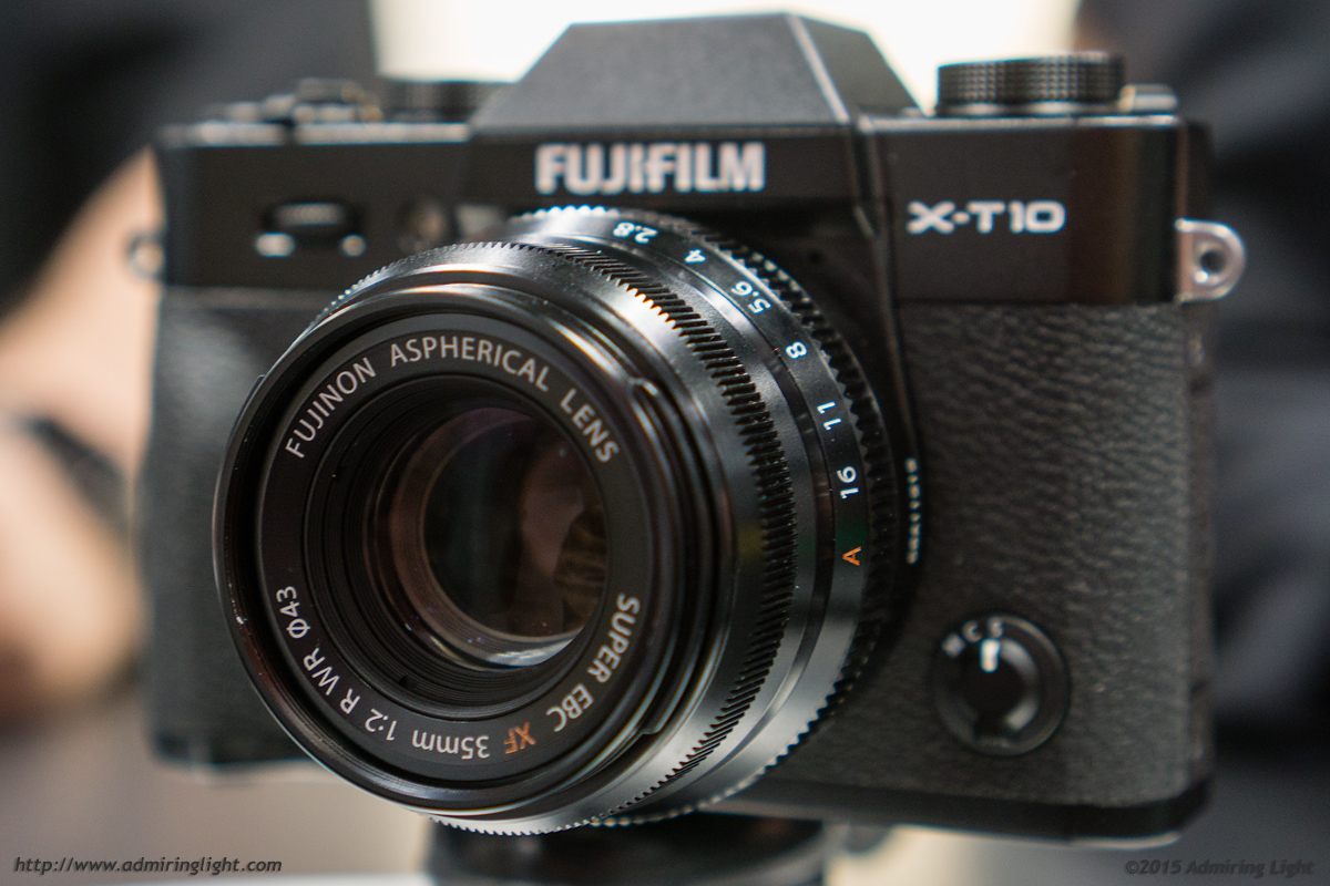 Hands-On: Fujifilm Booth: 35mm f/2 WR, 1.4x TC - Admiring Light