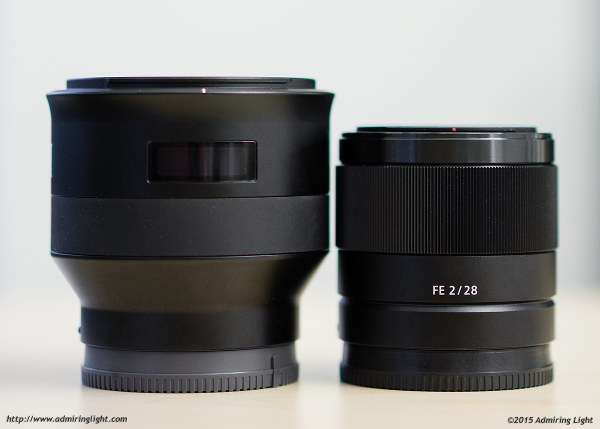 Zeiss Batis 25mm f/2 vs. Sony FE 28mm f/2 - Admiring Light