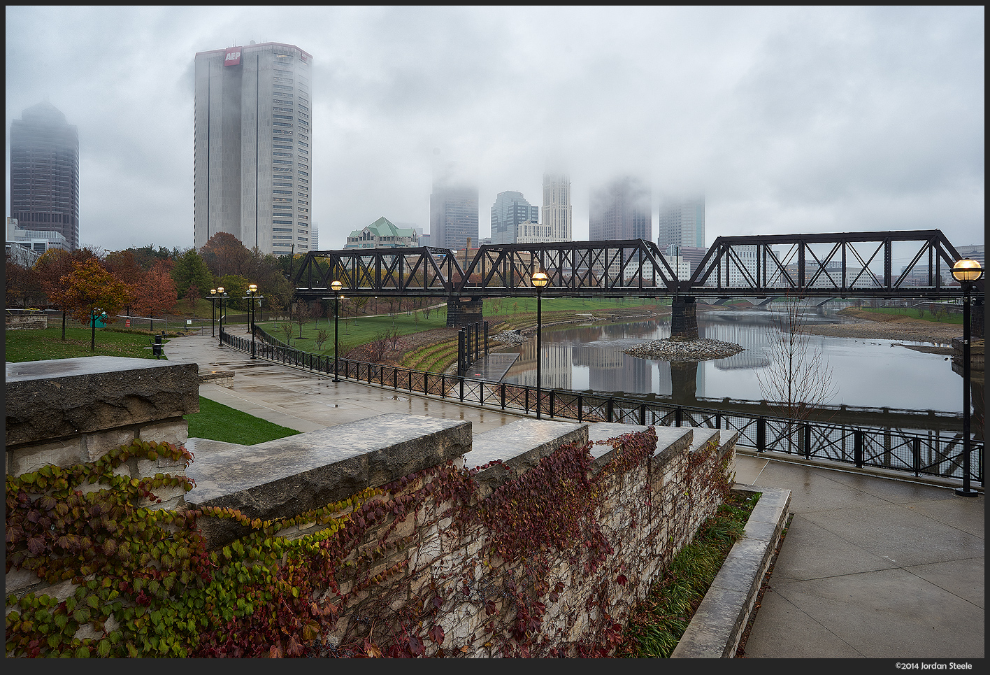 Columbus in the Mist - Sony A7 II with Zeiss Batis 25mm f/2 Distagon @ f/11