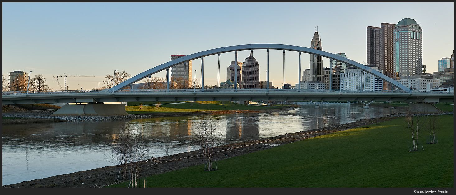 Main Street Bridge (stitch of 2 images) - Sony a6000 with Sigma 30mm f/1.4 DC DN @ f/8