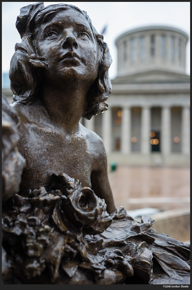 Statehouse Statue - Sony A7 II with Voigtländer 35mm f/1.4 Nokton Classic @ f/2.8, 