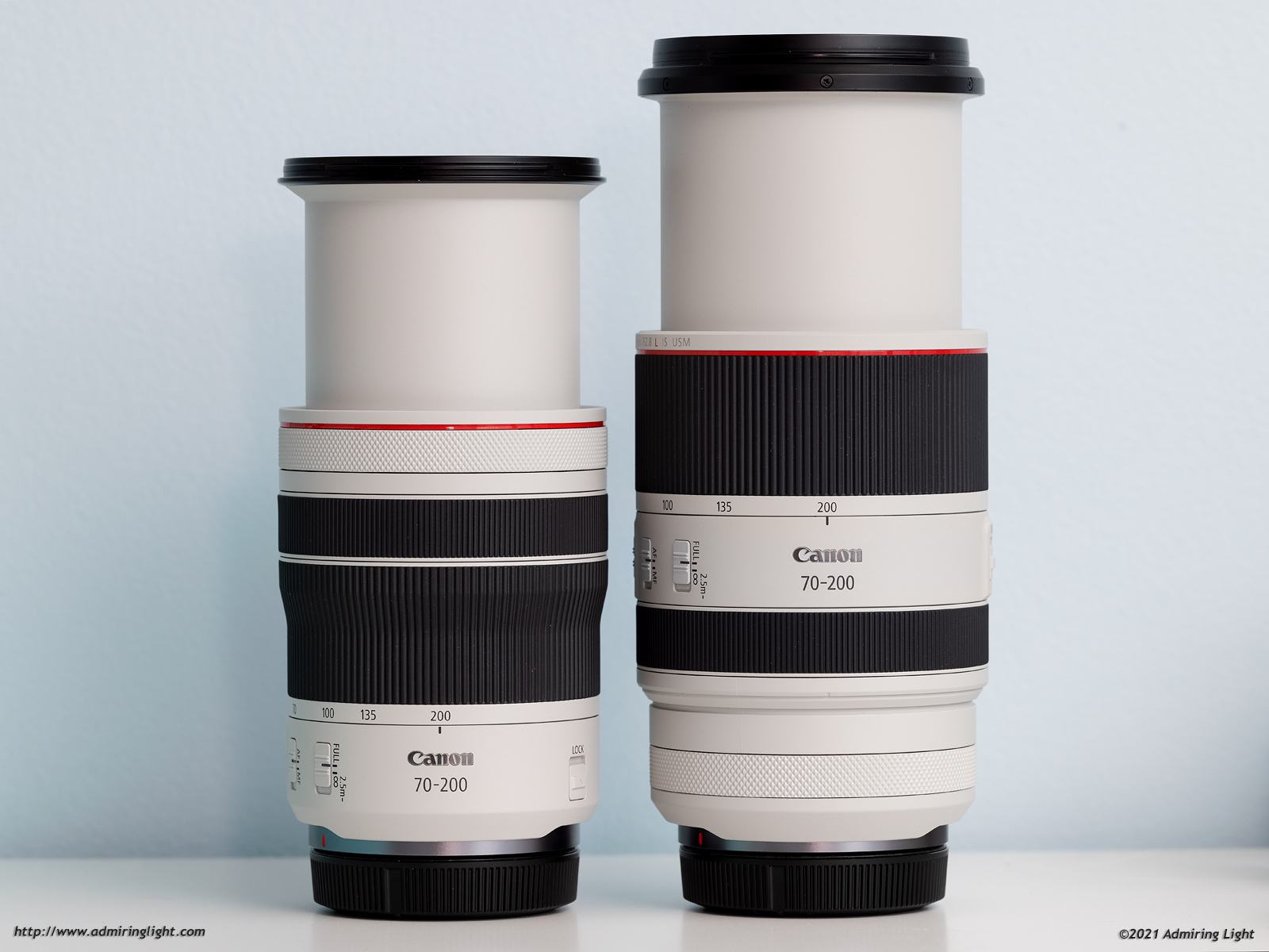 Canon RF 70-200mm f/4L IS vs. Canon RFCanon RF 70-200mm f/4L IS vs. Canon RF  